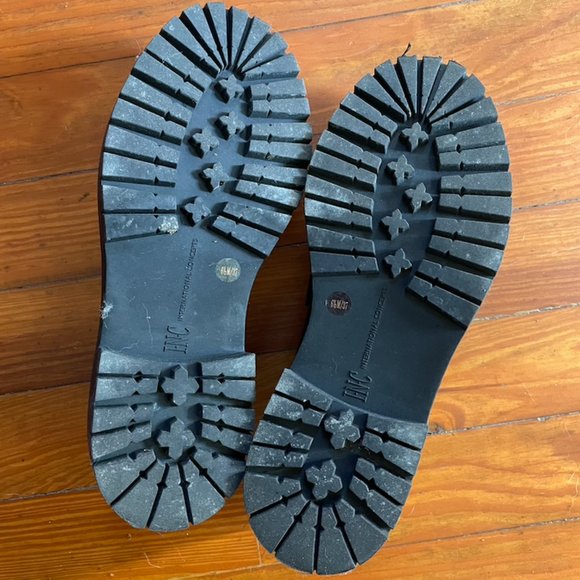 Branna Black Patent Platform Loafers With Pearl Detailing 6.5 - Picture 5 of 6